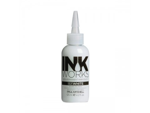 PAUL MITCHELL Inkworks pusiau permanentiniai plaukų dažai Baltas 125ml PAUL MITCHELL Inkworks pusiau permanentiniai plaukų dažai Baltas 125ml